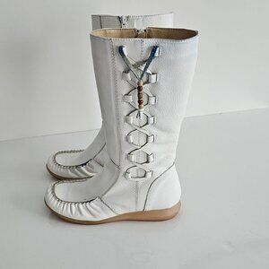 MOCCASSIN BOOTS -Leather -RARE!